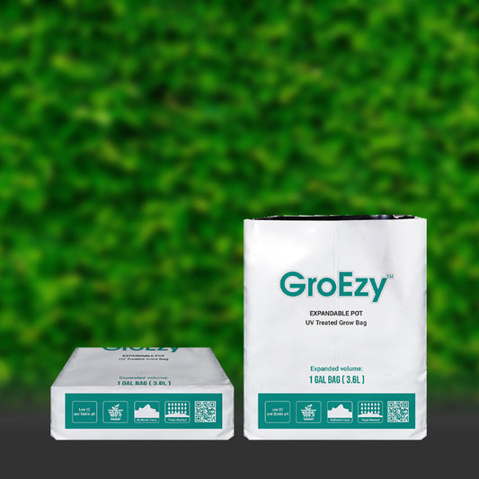 GroEzy™ 1 Gallon Expandable Pot in UV treated grow bag