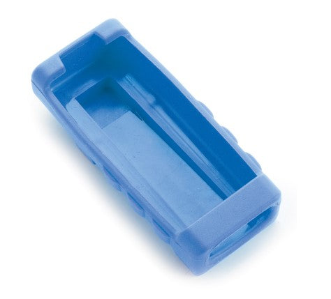 Blue Shockproof Rubber Boot for Hanna Meters measuring 6”x2.3”x12”