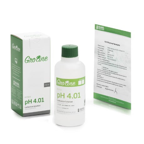 GroLine pH 4.01 Calibration Buffer (230 mL x 2nos)
