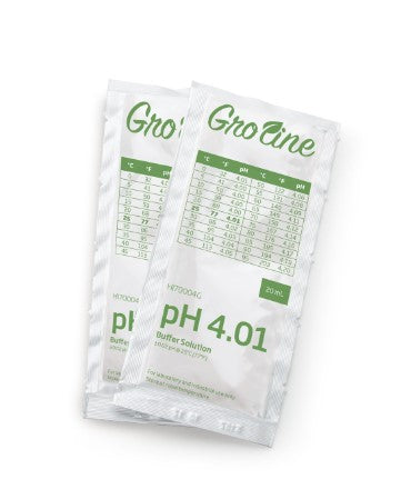 GroLine pH 4.01 Buffer Sachets, 20 mL (25 pcs.)