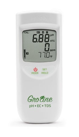 Groline Hydroponic Waterproof pH/EC/TDS/Temperature Portable Meter