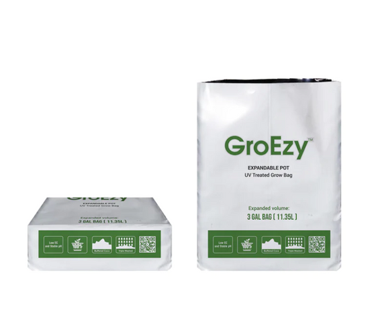 GroEzy™ 3 Gallon Expandable Pot in UV treated grow bag