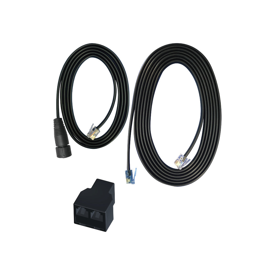 RJ12 to PushLock Waterproof Connector Converter Cable(ECS-5)