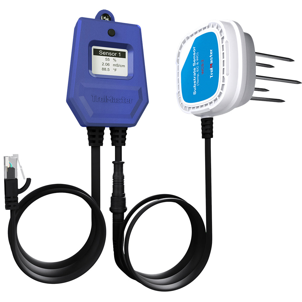 Soil Moisture, Temp and EC 3-in-1 Sensor with cable set