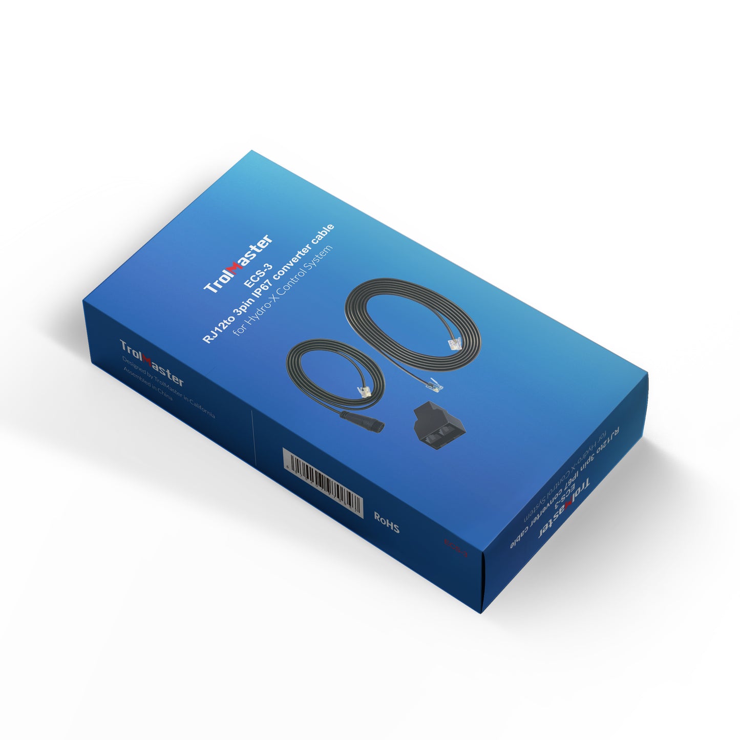 RJ12 to Threaded Waterproof Connector Converter Cable(ECS-3)