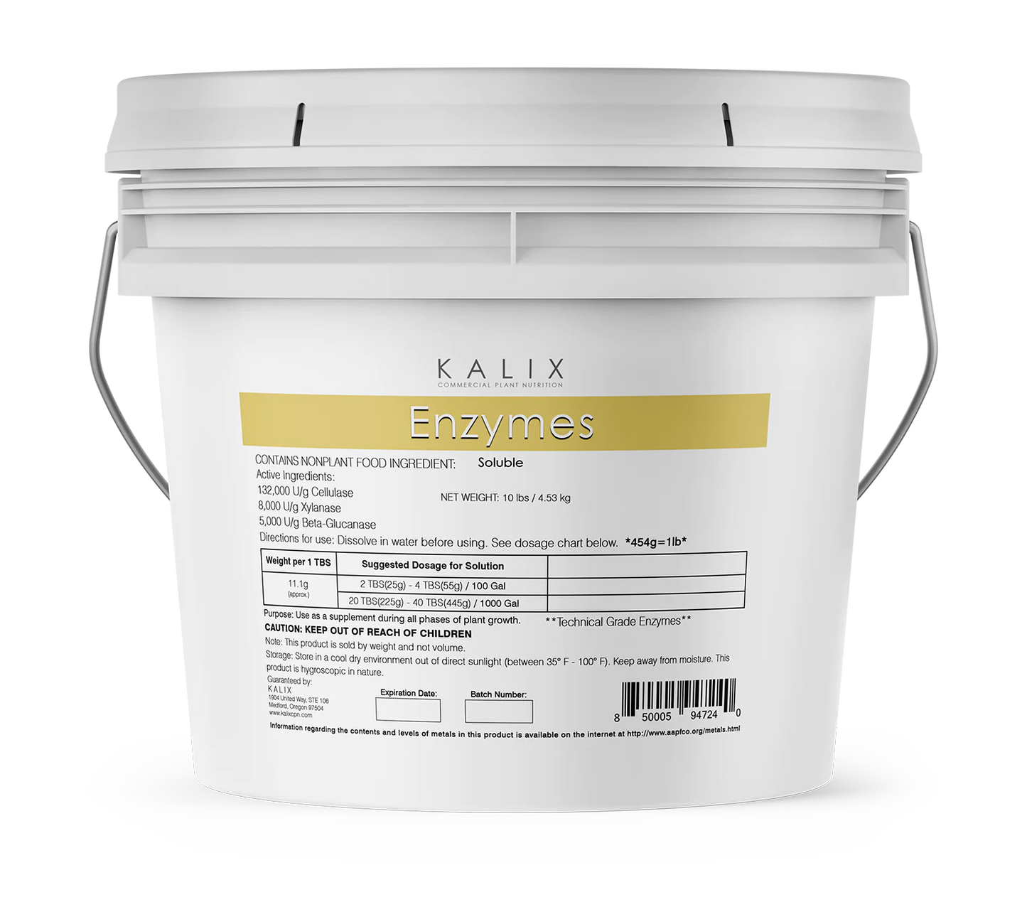 KALIX ENZYMES (SOLUBLE + TECH GRADE)