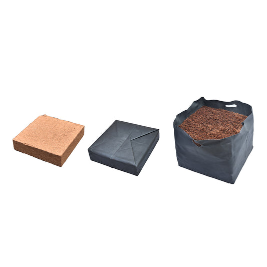 GroEzy 10 Gallon Expandable Pots in Bundle Packing