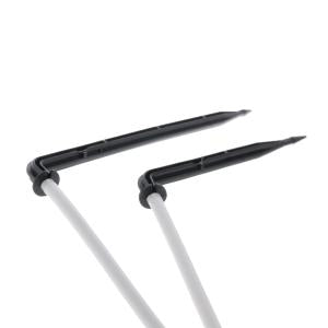 4-Way Flat MOD w/Angle Arrow Dripper White 18"/18"/30"/30"