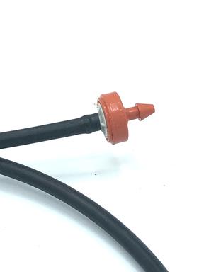 Dripper Assy 6.6 GPH Orange/Grey Dripper, Black Tubing 36"