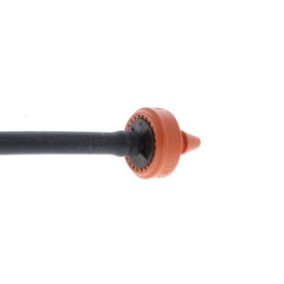 Dripper Assy 10.6 GPH Orange/Blue Dripper, Black Tubing 36"