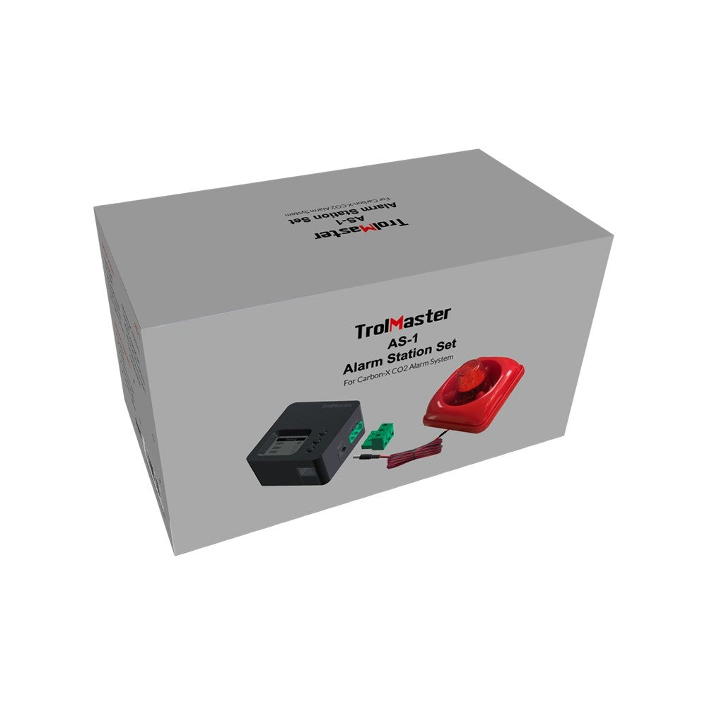 CO2 Alarm Station (audio/visual) with cable set