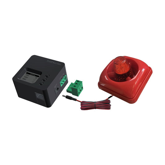 CO2 Alarm Station (audio/visual) with cable set