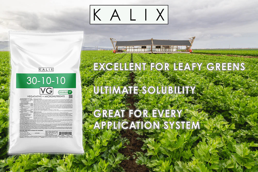 KALIX 30-10-10 – Water Soluble High Nitrogen Fertilizer for Soil, Foliar and Fertigation Use (25 lb)