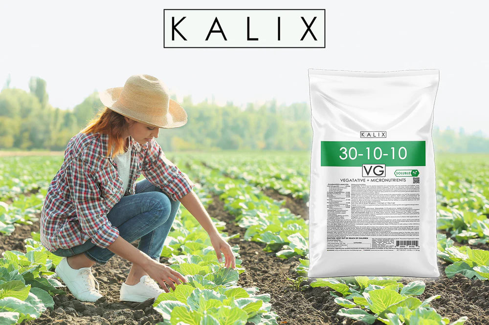 KALIX 30-10-10 – Water Soluble High Nitrogen Fertilizer for Soil, Foliar and Fertigation Use (25 lb)