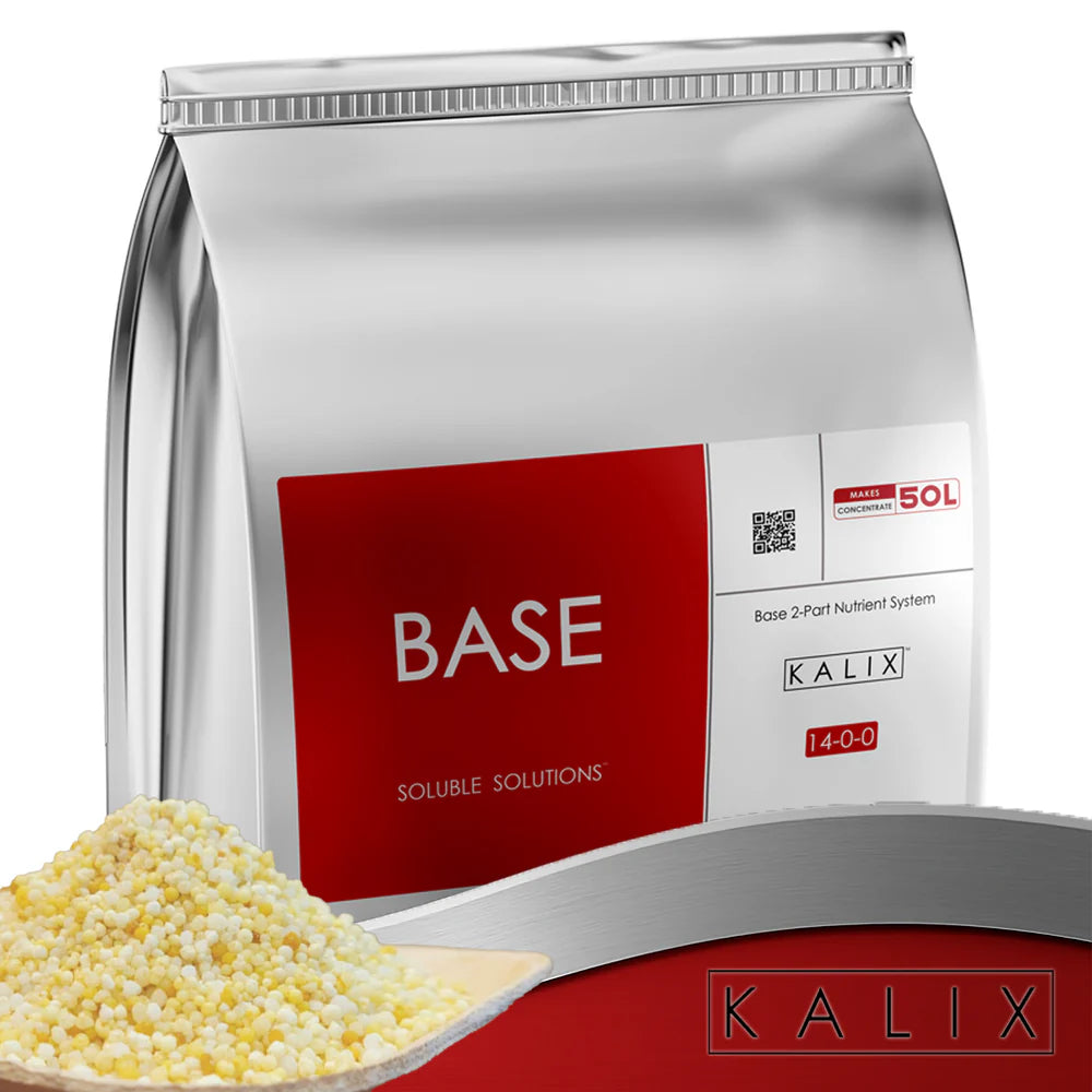KALIX Base 14-0-0 Water Soluble Calcium Nitrate Fertilizer | Hydroponic Nutrient for Drip Irrigation & Fertigation Systems
