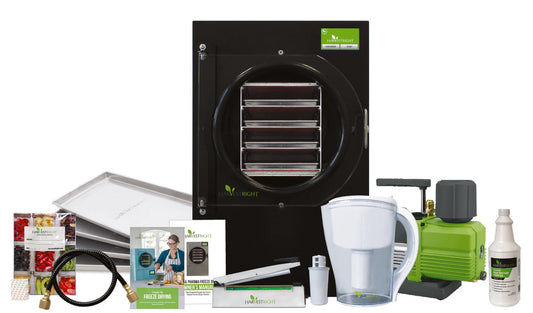 MEDIUM HOME PRO FREEZE DRYER BLACK 5 TRAY W/ MYLAR STARTER KIT