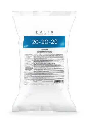KALIX  20-20-20 + CHELATED MICRONUTRIENTS (Soluble) 25LB