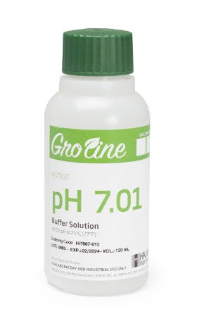 GroLine pH 7.01 Calibration Buffer (120mL x 5nos)