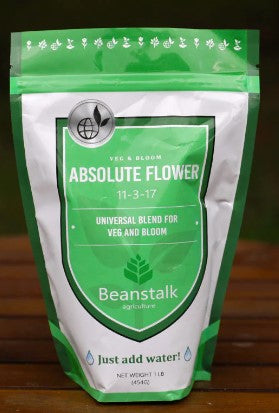 Absolute flower controlled released fertilizer for flower- 1lb pouch (20 units/case)