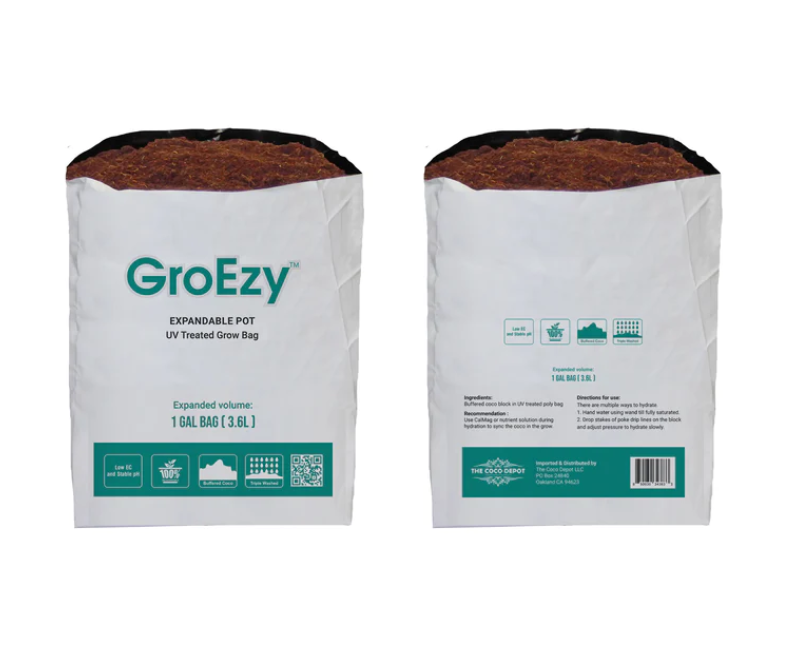 GroEzy™ 1 Gallon Expandable Pot in UV treated grow bag