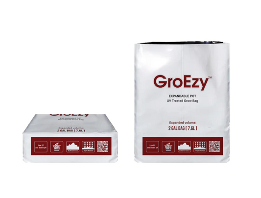 GroEzy™ 2 Gallon Expandable Pot in UV treated grow bag