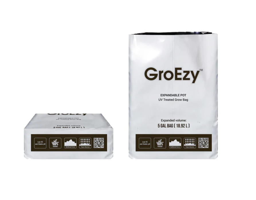 GroEzy™ 5 Gallon Expandable Pot in UV treated grow bag