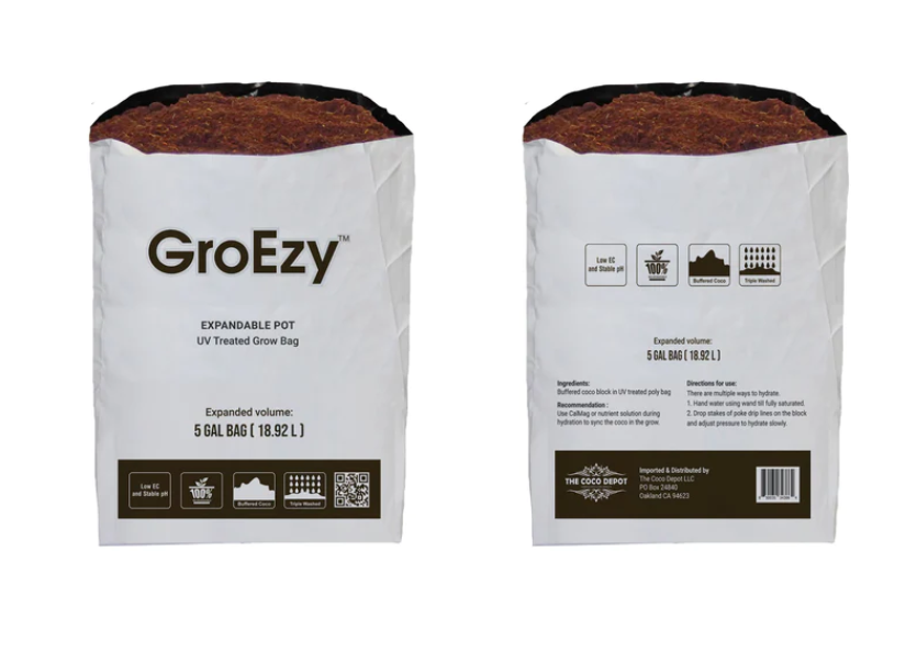 GroEzy™ 5 Gallon Expandable Pot in UV treated grow bag