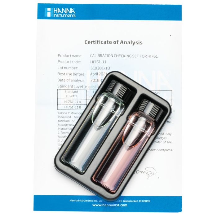 Total Chlorine Ultra Low-Range Checker HC® Calibration Check Set - HI761-11