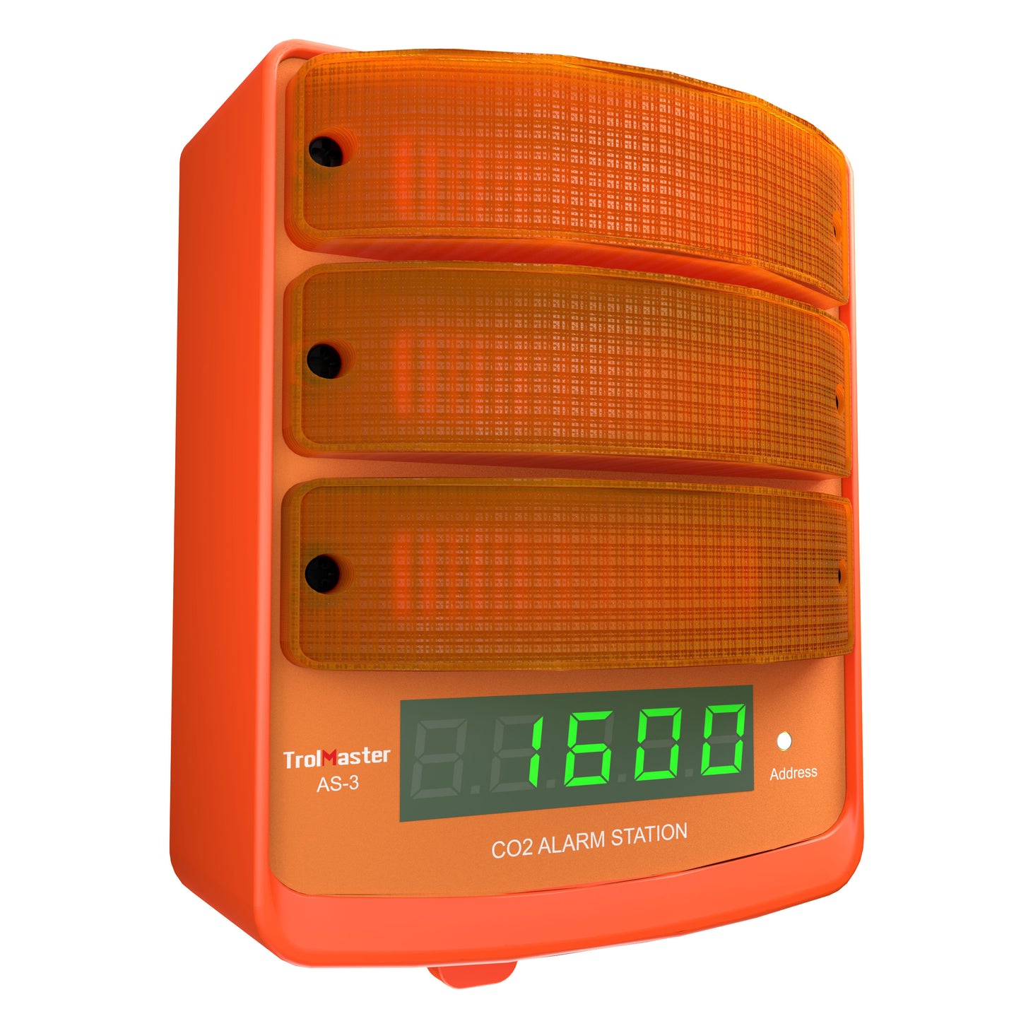 CO2 Alarm station (amber light) plus LED display indicator w/ cable set