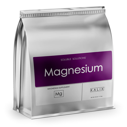 KALIX Magnesium Sulfate – Water Soluble Magnesium Fertilizer for Hydroponic and Fertigation Systems (25 lb)