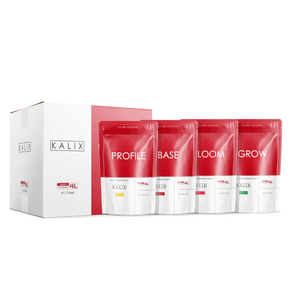 KALIX The SYSTEM | Complete 4-Part Soluble Nutrient Kit for Hydroponics