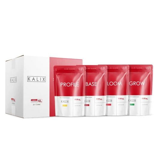 KALIX The SYSTEM | Complete 4-Part Soluble Nutrient Kit for Hydroponics