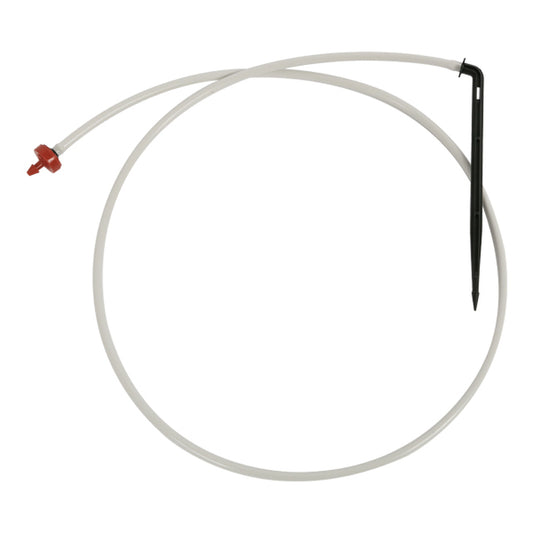 Dripper PCJ Assy White 0.5 GPH 24" w/Angle Barbed Stake
