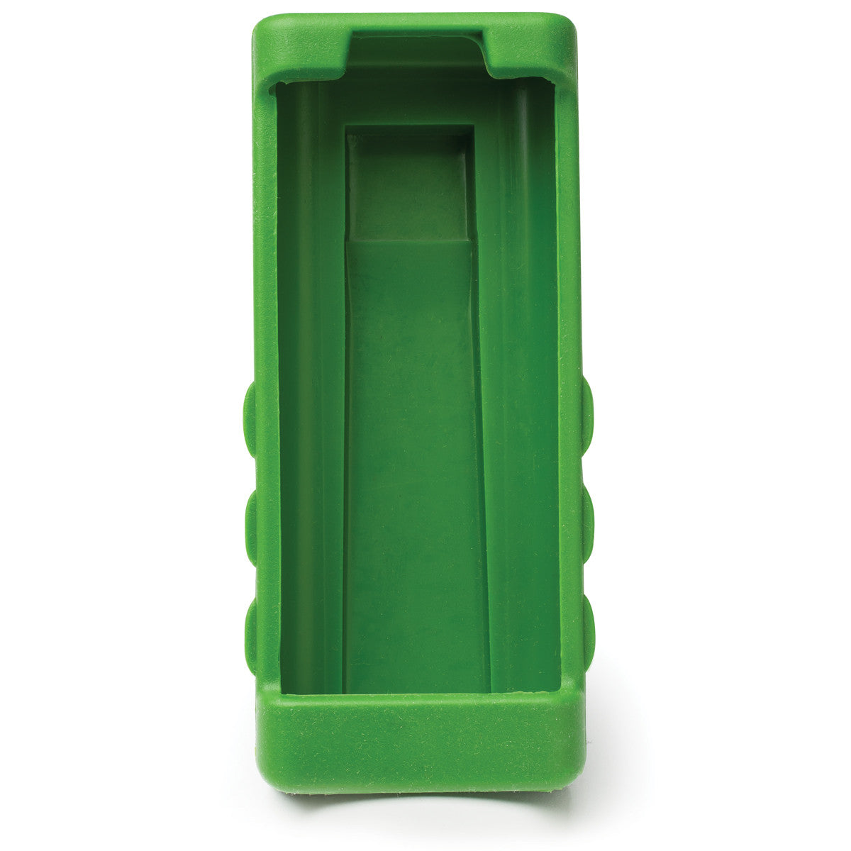 Green Shockproof Rubber Boot for Hanna Meters measuring 6”x2.3”x12”