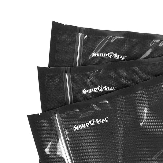 11″ x 23″ Black and Clear W Zipper Vacuum Seal Bags (5 Boxes)