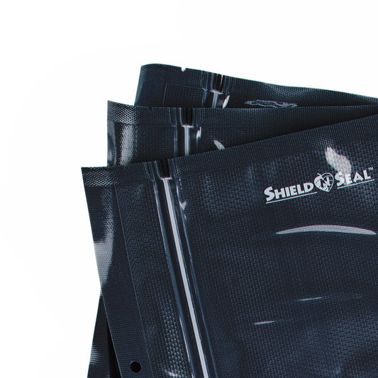 15″ x 20″ All Black Vacuum Seal Bags With Zipper (8 Boxes)