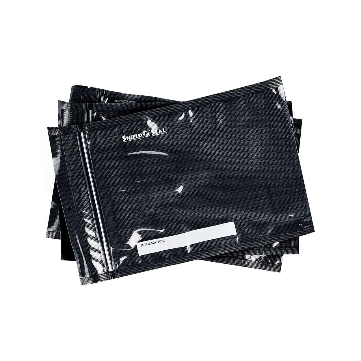 5″ x 8″ Clear & Black Heat Seal Zipper Bag (30 Boxes)