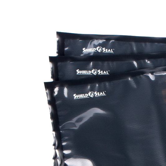 11″ x 24″ Clear and Black Vacuum Sealer Bags (10 boxes)